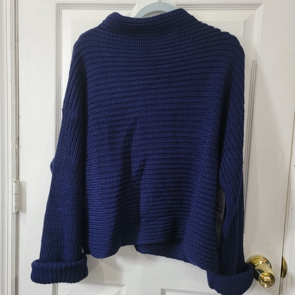 Women's Time and Tru Navy shaker XL 16-18 NEW - Picture 6 of 7